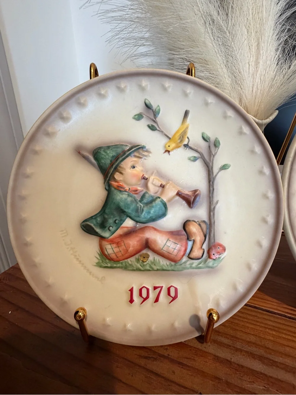Vintage 1979 and 1980 Hummel Decorative Wall Plate